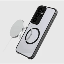 Transparent Ring Stand Case With Full Stand Function & Stable Support, Compatible With Samung Galaxy S26/S26Plus/S26Ultra/S25FE/S25 Ultra/S25/S25Plus/A56/A36/A16/A26/A17/A37/A57 - Blue - View 5