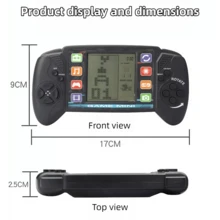 Pocket Handheld Console 3.5 Inch LCD Portable Game Player With Built-In 23+26 Games - Pink - View 8