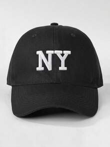 3顶纽约刺绣男女通用遮阳帽，卡车帽，沙滩帽，钓鱼帽，黑色、白色、卡其色，适合派对、高尔夫、乡村、生日、复古等场合，四季皆宜，也是送给朋友的绝佳节日礼物。 - 卡其色+黑色+白色 - 查看 3