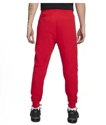 Nike Unisex Tech-Inspired Zip Hoodie & Jogger, Slim Fit Tapered Tracksuit With Cozy Lining, No Shrinkage, Effortless Streetwear Graphic Outerwear For Men & Women Hoodi Sweatpants - Quần nỉ đỏ - Xem 2
