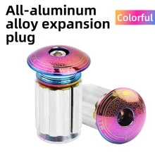 Aluminum Alloy Handlebar Plugs For Road Bike, Mountain Bike Handlebar Grips Plugs - Multicolor - View 11