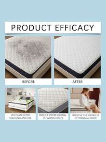 床垫清洁剂，适用于清洁床垫、地毯、窗帘、沙发和床上用品，无需用水即可清洁，深层去除污渍，渗透并分解顽固污垢，家用清洁产品，帮助您轻松保持家居清洁。 - 彩色 - 查看 5