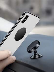 Super Strong Magnetic Phone Holder For Car – 360° Rotating Universal Mount With Metal Base For Air Vent – Compatible With IPhone, Smartphones - A - View 4