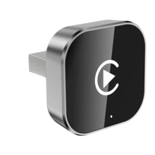 2026 New XUDA 2-In-1 Wireless CarPlay/Android Auto Adapter, 2.4-5.0 GHz WiFi6 Carplay Converter, Wired To Wireless, Fast Auto-Connect Smart Box, No Latency, Compact Design, Fashionable Portable, Sleek & Compact, Compatible With IPhone & Android, With USB/USB-C Port, No Battery