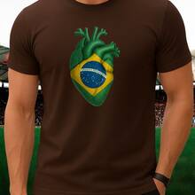 Brazil T-Shirt - New Release - Óxido marrón - Ver 2