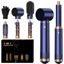 UKLISS 2026升级版5合1多功能造型工具 | 5个可拆卸刀头 + 3档温度设置（低/中/高） | 自动卷发和全套造型功能（卷发/波浪/直发/柔顺/蓬松/内扣/外扣） - 英規插(220-240V) - 查看 13