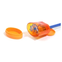 Sacapuntas Escolar Multifuncional de Alta Calidad, Diseño Compacto, Ergonómico y Resistente,  y Fácil de Usar, Ideal para Niños, Estudiantes y Adultos, Perfecto para Uso Diario en Escuela, Oficina o Hogar, Compatible con Lápices Escolares, de Dibujo y Artísticos, Práctico, Ligero y Portátil, Disponible en 4 Colores Diferentes para Elegir - Multicolor - Ver 4