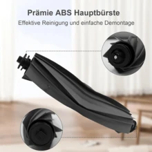 Compatible With L20 Ultra L20 Ultra Complete Robot Vacuum Cleaner, Spare Parts Includes 1 Main Brush, 4 Wipes, 4 Filters, 6 Side Brushes, 6 Vacuum Cleaner Bags - White - View 3