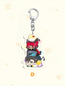 1 móc khóa acrylic hoạt hình Anime, Hàng hóa Anime - Móc khóa in hình Vicky Charlie Alastor, Móc khóa Hell Inn, Móc chìa khóa xe hơi. Món quà hoàn hảo cho người hâm mộ, Phụ kiện Cosplay, Móc chìa khóa xe hơi, Túi xách, Ba lô, Phụ kiện móc khóa trang sức nhỏ, Quà tặng sáng tạo cho học sinh. Quà tặng cho Mẹ, Cha, Tốt nghiệp và Giáo viên. - Nhiều màu - Xem 6