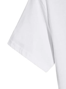 Set Of 5 Plain Basic Comfortable T-Shirts For Everyday Wear, Various Colors, Versatile, 100% Cotton 30.1 Streetwear!! Men's Basic Premium Casual Spring Summer - 黑色-白色-灰色-米色-海軍藍 - 查看 8