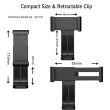 Phone Chest Strap Mount Belt Compatible With IPhone 14 Holder Mobile Smartphone For Go Pro Hero 13 12 11 10 9 D JI Action Camera Live Shooting - Black - View 3