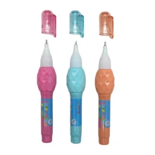 Corrector Líquido Blanco de Punta Fina Ultra Precisa de Alta Calidad – Diseñado para Correcciones Detalladas y Exactas, con Secado Rápido, Flujo Controlado, Cobertura Uniforme y Acabado Limpio, Ideal para Uso Escolar, Oficina, Papelería, Estudiantes y Profesionales - Multicolor - Ver 2