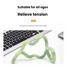 tangle Đồ chơi giảm căng thẳng Twist Puzzle chính hãng, đồ chơi rèn luyện sự tập trung cho ngón tay khi bị ADHD. - Đồ chơi xoay và giảm áp - Đá ma thuật - Mật ong sương mù - Xem 5