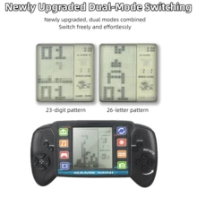 Pocket Handheld Console 3.5 Inch LCD Portable Game Player With Built-In 23+26 Games - Pink - View 6