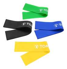 Juego De Bandas De Resistencia Para Ejercicio Tomshoo 17 Pcs - Azul - Ver 3