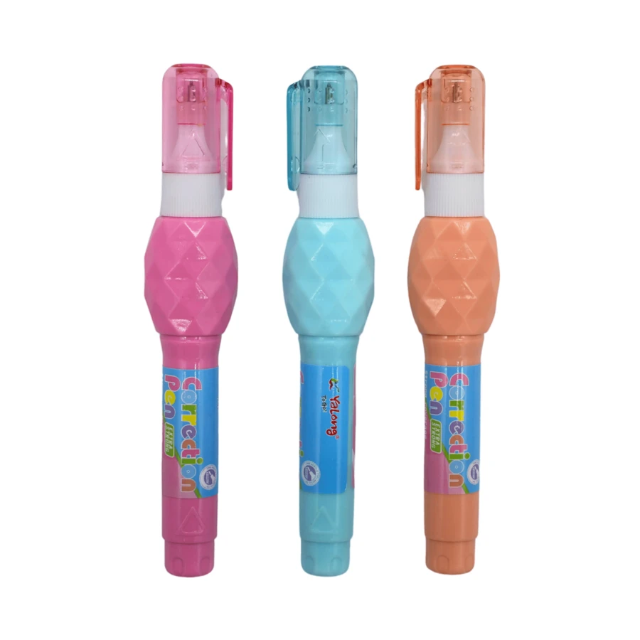 Corrector Líquido Blanco de Punta Fina Ultra Precisa de Alta Calidad – Diseñado para Correcciones Detalladas y Exactas, con Secado Rápido, Flujo Controlado, Cobertura Uniforme y Acabado Limpio, Ideal para Uso Escolar, Oficina, Papelería, Estudiantes y Profesionales - Multicolor - Ver 1