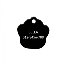 Custom Dog Tags Pendant, Personalised Cat Dog Puppy Pet ID Name Pendants, Collar Tag Pendant Pet Accessories Cat's Paw Shape Pendant, Prevention Of Accidental Loss Perfect Gift For Your Pet - Multicolor - View 15