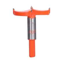 Escariador broca carpintería 16-60mm, carburo cementado, alta dureza y precisión, diseño proceso excelente para taladrado rápido, perforación limpia, evacuación rápida virutas, se guro y ahorra esfuerzo. Apto para maderas diversas (cajones, clavos puertas). Utilizable en taladros de prensa, pistola, banco, verticales, eléctricos manuales/de sobremesa. Diseño cabeza curva arco facilita eliminación virutas y aumenta eficiencia. - Naranja Coral - Ver 5