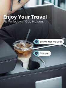 双层防漏真空保温杯，带提手和热升华盖——节日送礼佳品，节日设计 - 彩色 - 查看 11