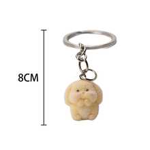 1/3pcs 3D Flocked Rabbit Pendant Keychain, DIY Jewelry Accessory, Bag Charm - Multicolor - View 5