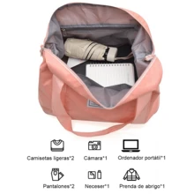 Foldable Travel Bags - Blue - View 7