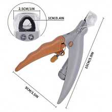 1pc Pet Nail Clipper With LED Light & Magnifier, Convenient & Clear Nail Trimming, Includes Nail Debris Collector, Nail File, Handheld Nail Trimmer, Suitable For Dogs, Cats & Small Animals, Orange Nail Clipper, Multi-Color Nail File, Pet Grooming Tool - View 11