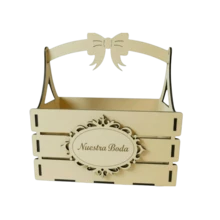 8 MDF Wooden Napkin Rings For Baptism / Laser Engraving / Beautiful Gift For Souvenirs - Pernikahan kami - View 1