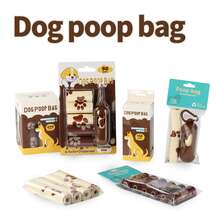 90-150pcs Portable Dog Waste Bags With Scented, With Dispenser, Rolled Dog Poop Bags - Multicolor - View 2