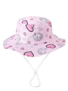 Kids Bucket Hat, Cute Football Cartoon Pattern Sun Hat, Fashionable Beach Hat For Spring/Summer - 1PC - View 18