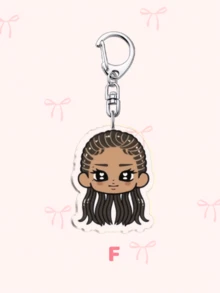 1个亚克力卡通钥匙扣，KATSEYE，KPOP风格，韩国人气女团，成员包括Manon、Sophia、Daniela、Lara、Megan和Yoonchae，可作包包挂饰，粉丝礼物。适合送给男朋友、女朋友、家人、老师，也可作为派对礼物或手机装饰。 - 彩色 - 查看 8