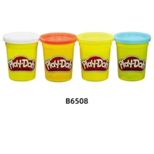 Hasbro 儿童软橡皮泥，4 罐装橡皮泥套装，每罐 4 盎司（共 16 盎司） - 彩色 - 查看 4