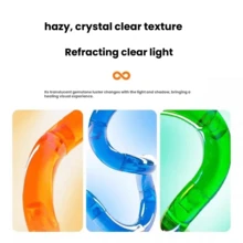 tangle Official Twist Puzzle Gem Series Amethyst Stress Relief Toy, ADHD Focus Training Finger Toy - Twisting and Decompression Toy - Gemstone - Amethyst - View 6