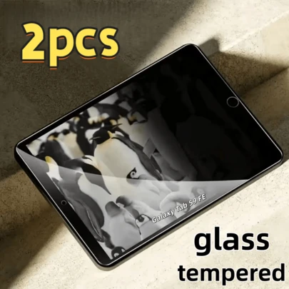 2片装平面屏幕保护膜，兼容钢化玻璃，适用于三星Galaxy Tab S9/S9/S10 Ultra/A9/A10、MatePad Pro 11/SE/M5/T5、Tab P11/P12/M7/M9/M10/M11、Yoga Tab 11、K10、Redmi Pad 2、Honor Pad 10平板电脑系列