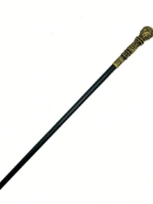 1pc Halloween Cosplay Scepter Wand Prop, Egyptian Pharaoh Snake Head Scepter, King Scepter, Wizard Magic Wand