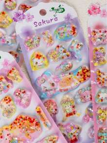 Hình dán 3D dễ thương - Thiết kế màu sắc tươi sáng, lý tưởng để trang trí ốp điện thoại và sổ tay, hoàn hảo cho các dự án DIY, tạo ra những hình dán thú vị, mở rộng nhật ký và sổ kế hoạch, hình dán nổi 3D, hình dán nhật ký, hình dán trang trí và hình dán văn phòng phẩm. - Nhiều màu - Xem 5