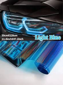 30x120cm Car Headlight Protective Film - Hexagonal Clear Anti-Scratch Auto Light Sticker Universal Fit Scratch Resistant Headlight Cover - A - View 13