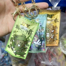 Korean Realistic Snack Bag Keychain, Mini Spicy Chicken Ramen/Potato Chip Snack Bag Keyring, Bag Charm - Multicolor - View 7