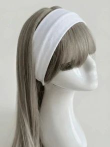 6 Pcs Women Sports Headbands Wide Non Slip - Soft Stretchy Hair Bands For Yoga, Running, Workout & Washing Face, Solid Color Elastic Hair Accessories Solid Color Headband (Black, White, Gray) Women Head Scarf Work Out Sweatband - Multicolor - View 5