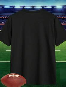 100% Cotto England Patriots Heartbeat EKG Design T-Shirt Football Fan Apparel For Men And Women - màu đen - Xem 2