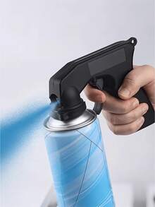 1pc, Spray Adapter Paint Care Spray Gun Handle, With Full Grip Trigger Lock Collar For Car Maintenance
