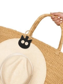 Clip magnético con forma de gato elegante y lindo, gancho de viaje, accesorio de almacenamiento portátil, dije para bolso de mujer, colgante de mochila de cuero PU. Se puede colgar en bolsos de hombro, bolsos cruzados o llaves para sujetar sombreros, gorras de béisbol, bufandas y tarjetas. Adecuado para la oficina, el transporte, las vacaciones, el camping, las compras, las fiestas y otras ocasiones. También es un regalo ideal para cumpleaños, San Valentín, Ramadán. - Multicolor - Ver 6