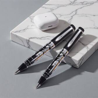 Un bolígrafo creativo con mapa mundial de metal/Regalo perfecto para viajeros y entusiastas de la geografía/Regalo ideal para hombres de oficina/Bolígrafo de firma de negocios/Bolígrafo de caligrafía para estudiantes/Recambio de bolígrafo reemplazable