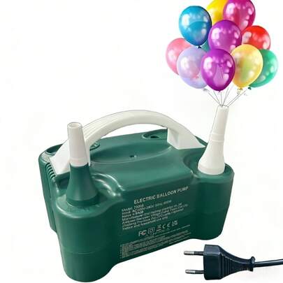 1pc Portable Electric Balloon Inflator, 220V-240V 400W Electric Balloon Air Pump, Suitable For Party Balloon Decoration