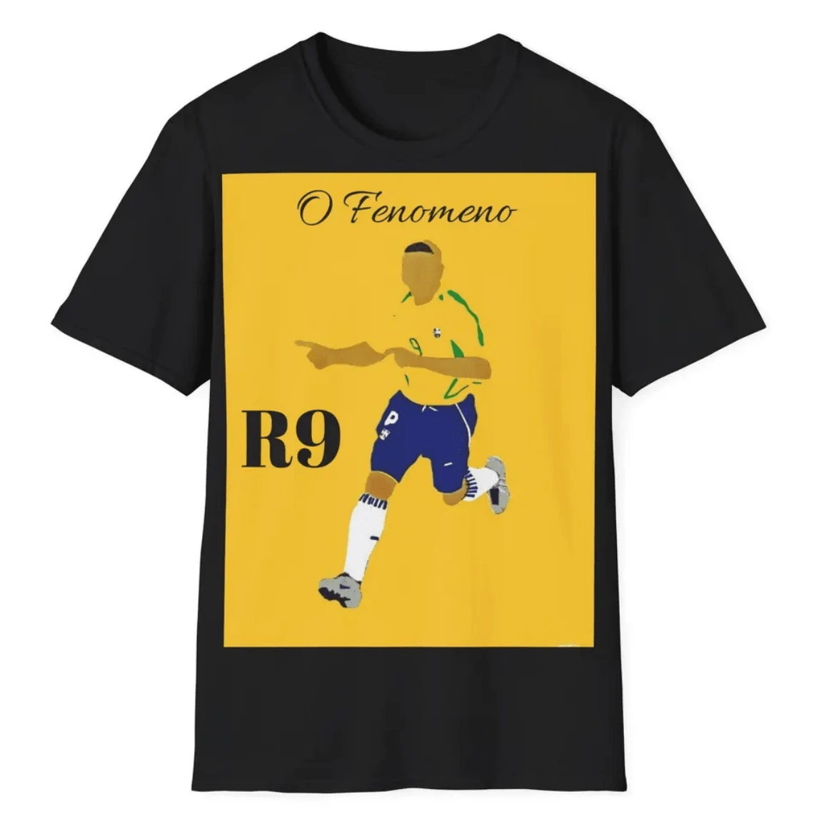 Camiseta R9 2 O Fenomeno - Camiseta suave unisex - Negro - Ver 1