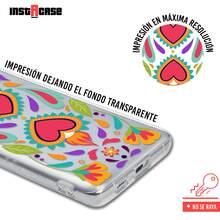 INSTACASE Case Compatible With Nubia Heart Initial Mexican Designs Case For Women, Shockproof TPU Case. - Clear - View 2