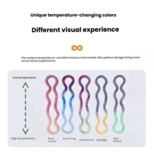 tangle Đồ chơi xếp hình xoắn giảm căng thẳng chính hãng, đồ chơi rèn luyện khả năng tập trung cho trẻ ADHD. - Đồ chơi xoắn và giảm áp - Đá ma thuật - Biển Sương Mù - Xem 6