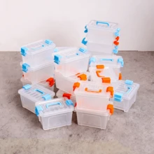 5个迷你收纳盒，娃娃屋DIY配件，微缩模型，模型屋收纳装饰，微景观工艺品，节日完美礼物 - 彩色 - View 5