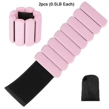 1对可调节腕踝负重带，采用亲肤硅胶材质，男女通用，适用于有氧运动、手臂和腿部力量训练，模块化承重设计，适合家庭健身、瑜伽、普拉提、步行、徒步旅行等运动。