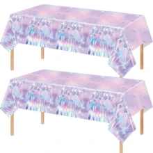 180x108cm KPOP Hunter Anime Party Tablecloth - Large Birthday Dining Tablecloth, Cute Cartoon Stage & Music Theme Design, Suitable For Teen Party Decoration (Multiple Styles) - Multicolor - View 2