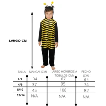 LA CASA ENCANTADA Unisex Child Spring  Bee Wasp Costume - Black - View 2